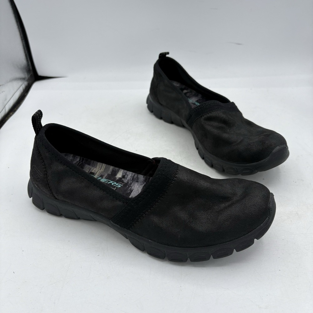 Skechers Shoes Womens Size 8 Black EZ Flex 3 Songful Slip On Walk